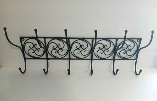 Vintage wrought iron wall - vintage, hook
